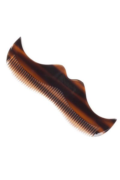 Morgan's Pomade Morgan's Moustache shaped comb (amber)