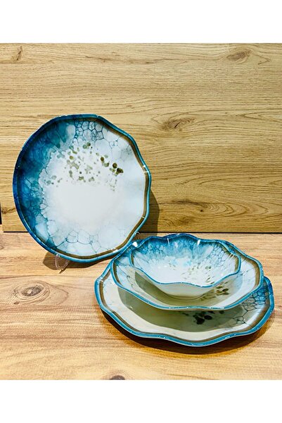 Güral Porselen Nesrin 18 Parça 6 Kişilik Yemek Takımı