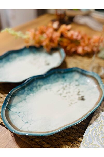 Güral Porselen Nesrin 2 Pieces 25 cm Kayak Plate 1341