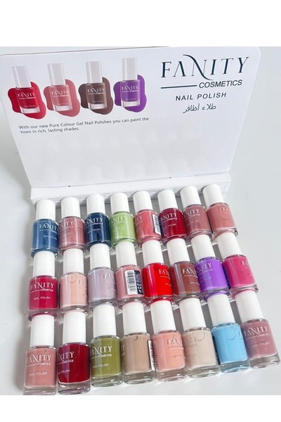fanity مجموعة طلاء اظافر بالوان مميزة 24 لون مميز من فانبتي