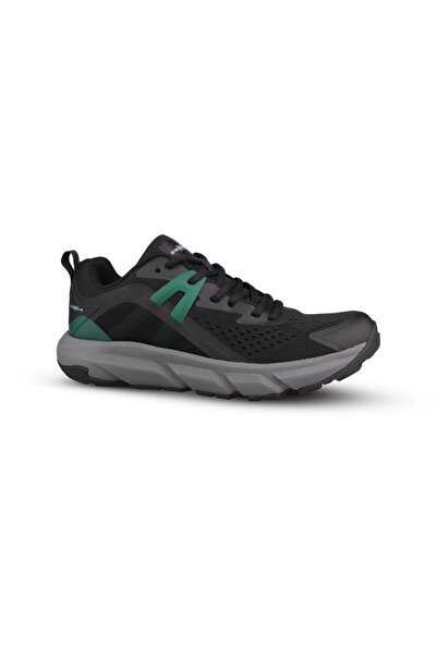 MP PREMIUM Men's Casual Shoes - Black-Green, Textile