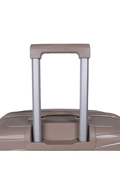 Generic W.o.k Travel - Travel Trolley Bag with Polypropylene Material - 24 Inch COFFEE
