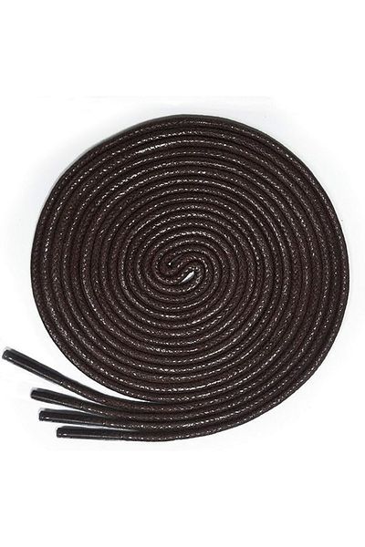 Lorpops Set 2 perechi de sireturi pentru cizme Lorpops, maro inchis, poliester, 60 cm