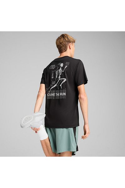 Puma Αθλητικό μπλουζάκι GRAPHICS SKELETON RUN TEE