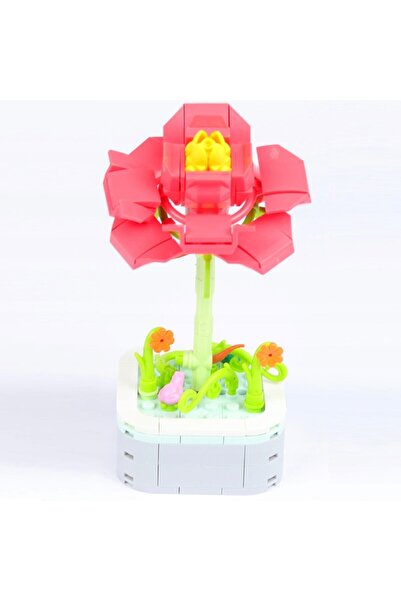 zola Construction set for children and adults, Zola, Rose, 6 years +, 118 pieces, 14 x 10.5 x 19.5 cm