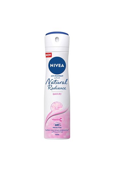 NIVEA Antiperspirant Spray for Women Natural Radiance 150 ml