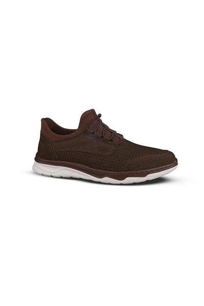M.P. Men's Casual Shoes - Khaki, Leather
