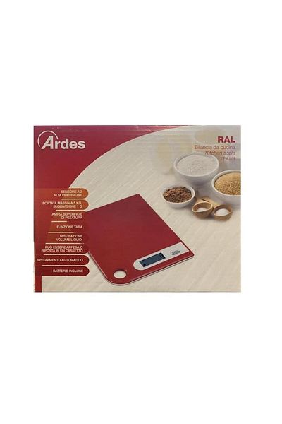 ardes Cantar digital de bucatarie Ardes RAL AR1PA1/R, 5 kg (Rosu)