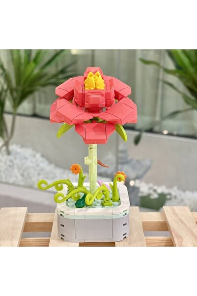 zola Construction set for children and adults, Zola, Rose, 6 years +, 118 pieces, 14 x 10.5 x 19.5 cm