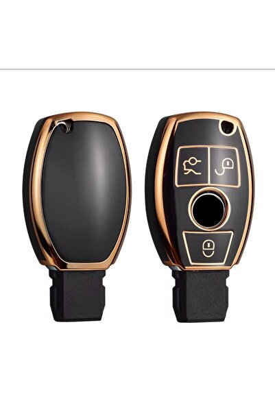 YıldızTuning Μαύρο-χρυσό κάλυμμα κλειδιού Mercedes GL