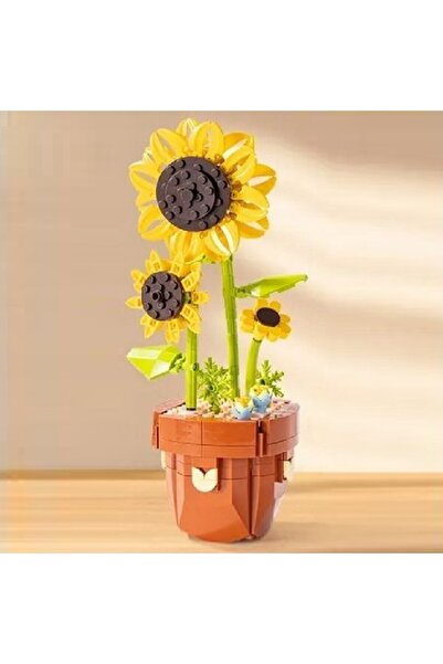 zola Construction set for children and adults, Zola, Sunflower, 6 years +, 359 pieces, 28.4 x 11.3 cm