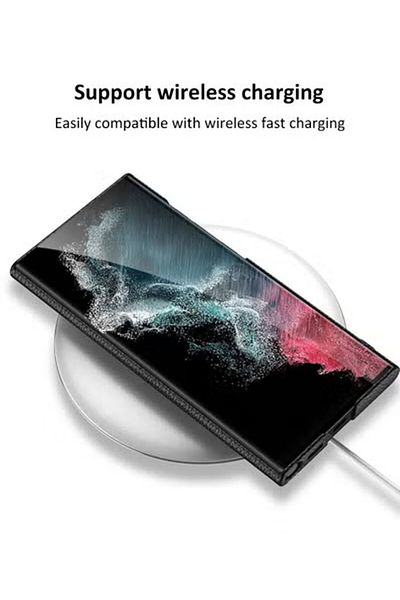 Generic Duniso Samsung Galaxy S23 Ultra Phone Case Ultra-thin Stand Phone Case, Support Wireless Charging