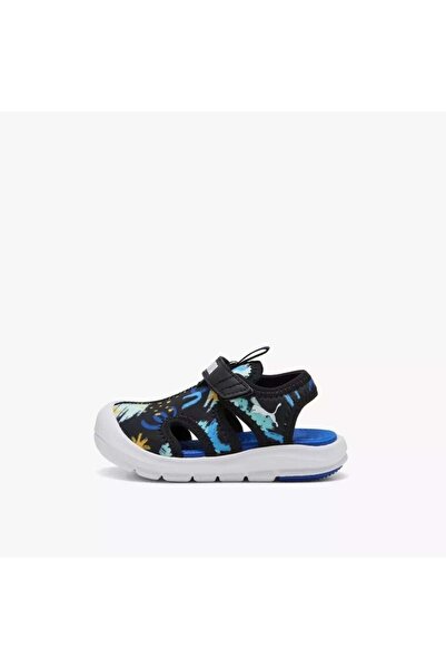 Puma Çocuk Sandalet 40169501 Fun Racer SandalAOPVInf Black-Vivid Blue