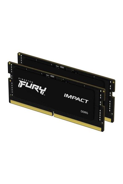 Kingston Kingston FURY Impact laptop memory, 64GB(2x32GB), DDR5, 4800MHz, CL38, 1.1v, Dual Channel Kit