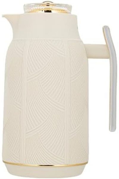 ALSAIF Deva Coffee And Tea Vacuum Flask, Leak-proof And Keeps Drinks Hot, 1l ,big/gold