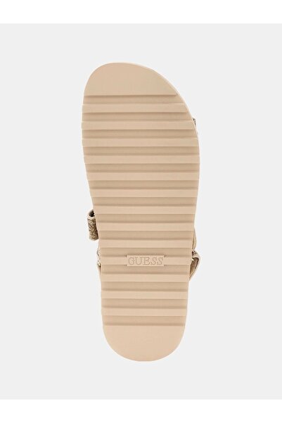 Guess FADISON Dámské žluté sandály FLJFDSLEL03-GOLD