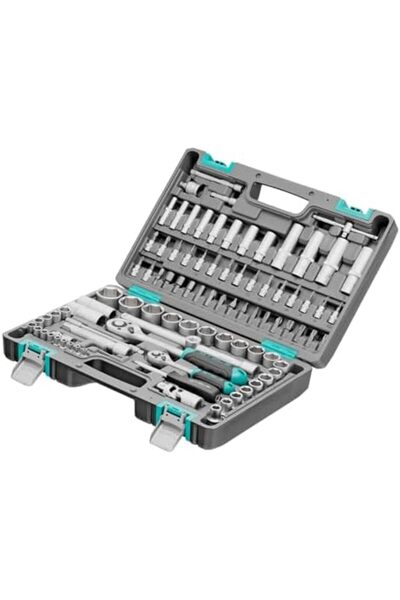 Generic STELS 94-Pcs Hand Tool Set 1/4" & 1/2" Socket & Wrench Kit for Car, Home & Workshop Use