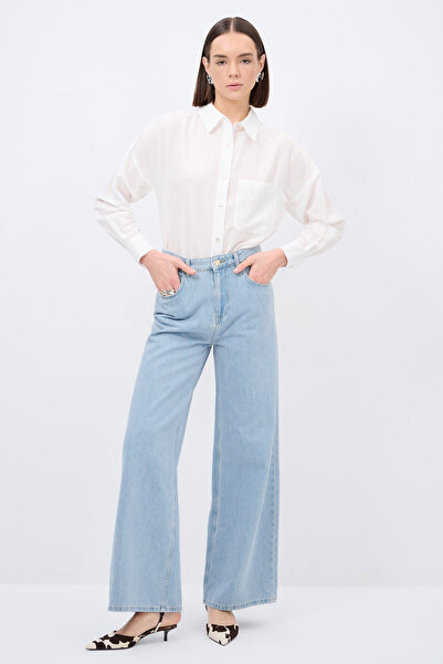 Love My Body Bol Paça Denim Pantolon