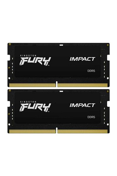 Kingston Kingston FURY Impact laptop memory, 64GB(2x32GB), DDR5, 4800MHz, CL38, 1.1v, Dual Channel Kit