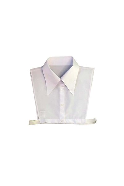 mirach Textile Wei es Damenhemd mit spitzem Kragen - Modernes Design - Weiche Stoffmischung L-XL