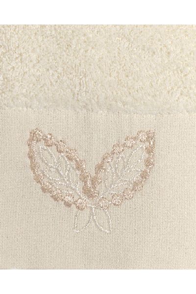 Minteks Patehpaisley Cream Πετσέτα Χεριών και Προσώπου Κεντημένη 50x90 - Minteks Home