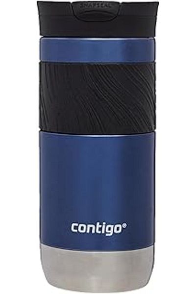 Mu Art Contigo Unisex Adult Byron 2.0 Thermos Mug, Blue, 470 ml
