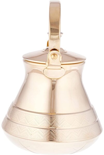 ALSAIF 12 oz. Saif teapot, durable and elegant, perfect for serving tea and other teas. Gold color.