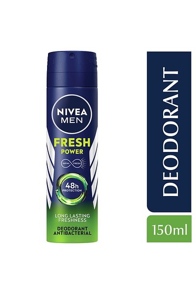 NIVEA مزيل عرق للرجال بخاخ فريش باور 150 مل