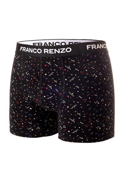 FRANCO RENZO Ανδρικό μπόξερ 6 τεμαχίων πολυτελείας σε κουτί από βαμβάκι και λίκρα