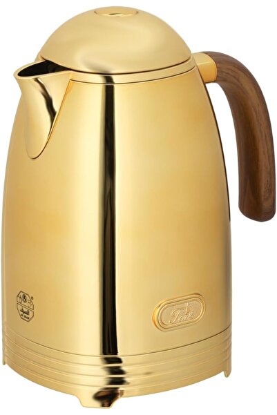 ALSAIF Thermal Flask for Coffee and Tea, Leakproof, Keeps Drinks Hot, 1L, Gold, Plastic