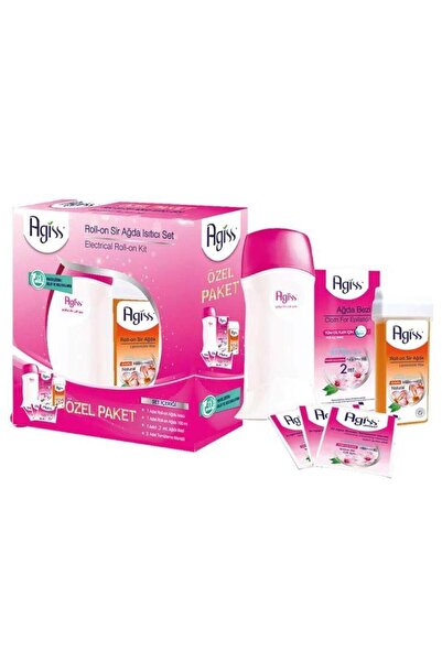 Empressco Pratik Sir Ağda Seti, Isıtıcı Makine ve Rollon ile Tüm Ciltler İçin...