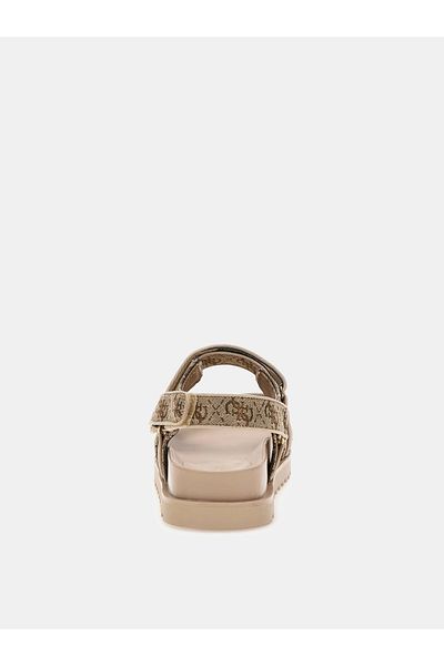 Guess Sandale galbene pentru femei Fadıson Fljfdslel03-aurie