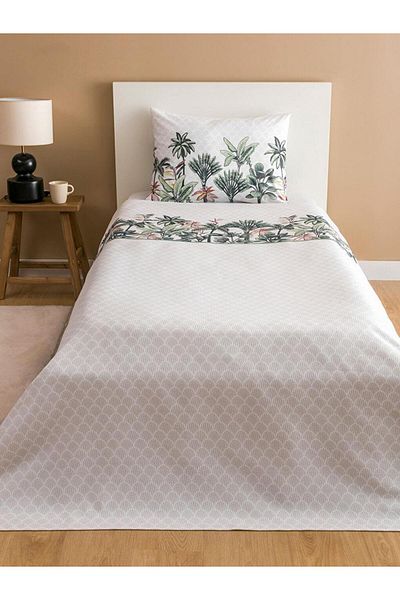 LC Waikiki Lcw Home Mixed Flower Printed Single Pique Set