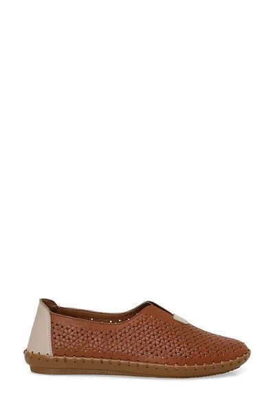 Polaris 5 Nokta 166102 .Z5Fx Tan Women's Flat Shoes