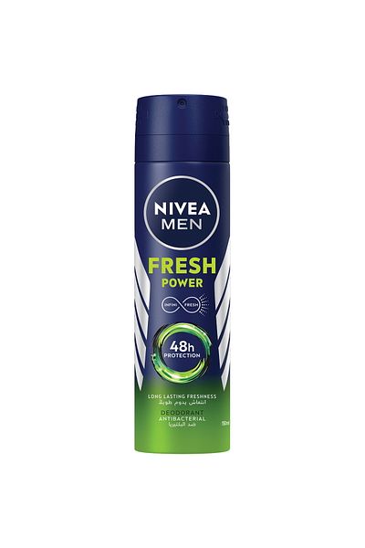 NIVEA مزيل عرق للرجال بخاخ فريش باور 150 مل