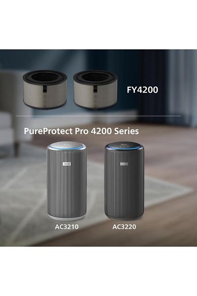 Philips Filtru Philips NanoProtect HEPA FY4200/30 pentru purificatoarele de aer AC422x, 2 bucati