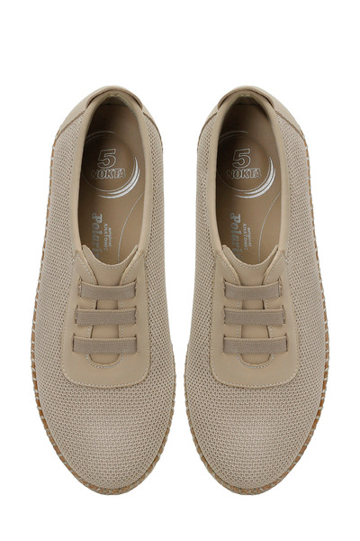 Polaris 5 Nokta 105474.Z5FX Bej Kadın Dolgu Ayakkabı