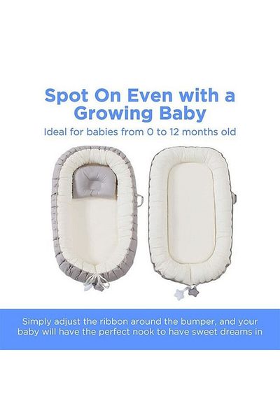 COOYA Baby Travel Crib, Soft Breathable Bed-in-Bed, 0-12 Months, Suitable for New Parents