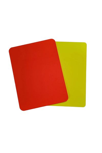 hakemsizsiniz Κίτρινη Κόκκινη Κάρτα 12x9 cm, Φωτεινή Κάρτα Διαιτητή