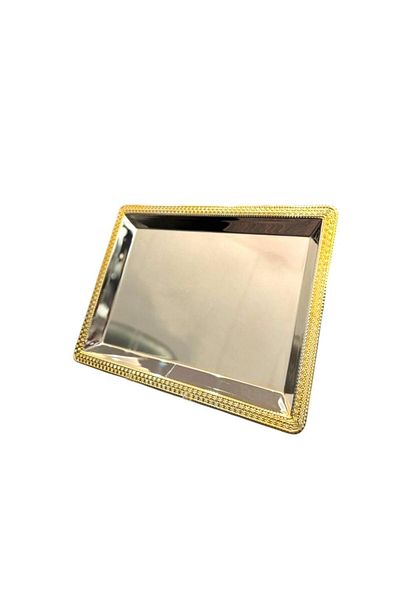 aljahwari Single serving tray, two-tone glossy, size 29*41