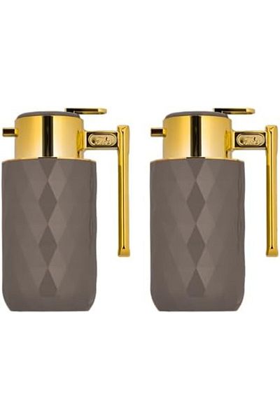 ALSAIF Yaqut 2-pieces Coffee And Tea Vacuum Flask,1l/1l, Dark Brown