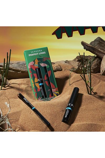 SEPHORA Perfect Lines Eyeliner Set Long-Wear, Smudge-Proof Pencil & Liquid Liners for Precision