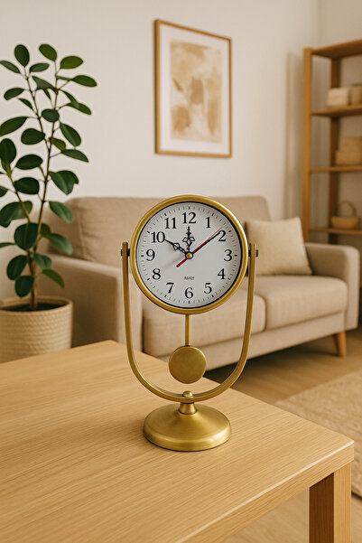 AZELON EV OFİS ESKİTME DEKORATİF MASA SAATİ