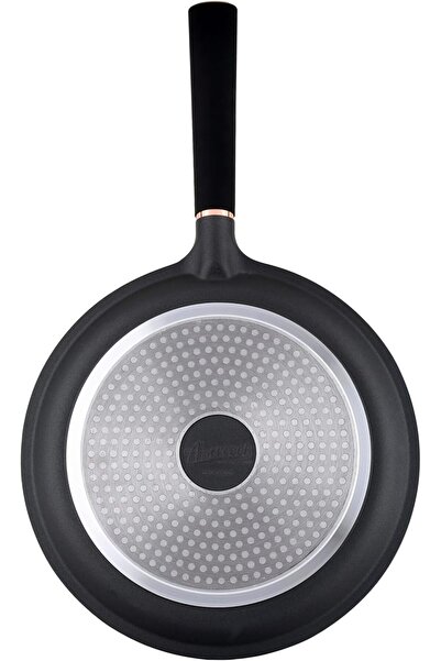 ALSAIF Non-stick Aluminum Crepe Pan From Al Saif, Size: 28 2.1 Cm, Color: Black