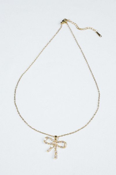SHERIN Bow Necklace