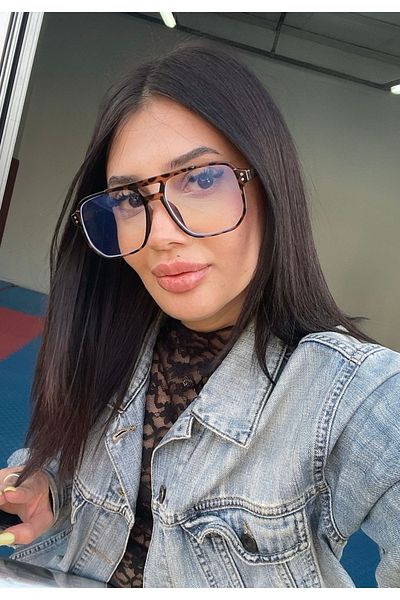 LOOKUP Blue Light Protection Glasses Cat Eye Can Change Optical Compatible Transparent Glass 57 Ekartman Display Glasses
