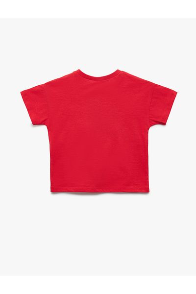 Koton Ataturk Printed Short Sleeve Crew Neck Cotton T-Shirt