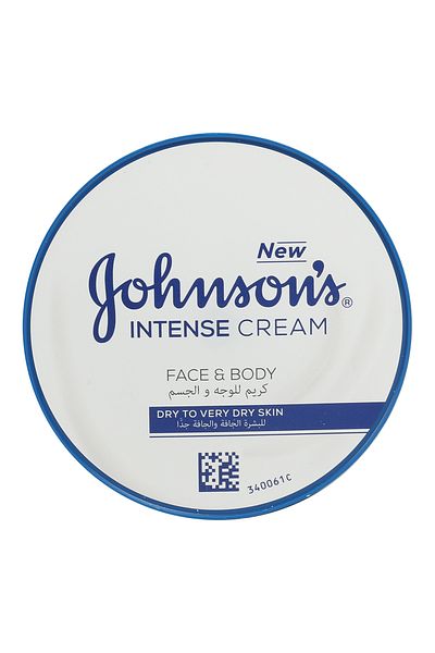 Johnson & Johnson كريم جونسون المكثف للوجه والجسم للبشرة الجافة إلى الجافة جدًا 300 مل ترطيب عميق للبشرة الجافة إلى الجافة جدًا،