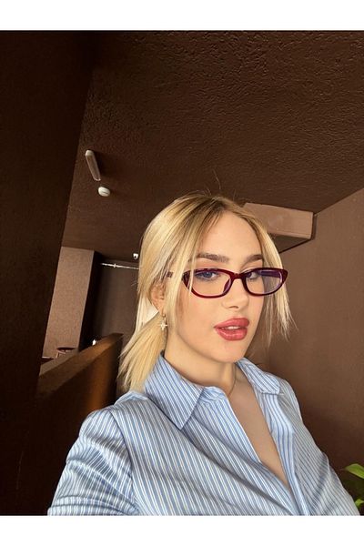 LOOKUP Blue Light Glasses Anti Blue Light 50 Size 142 Bridge