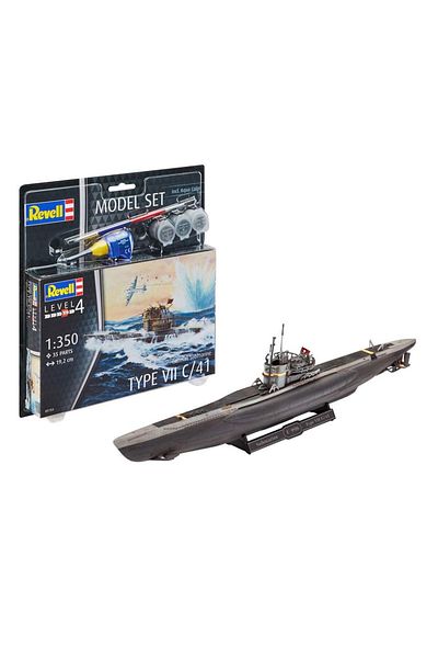 REVELL Model Set German Submarine Type WI C 41 65154